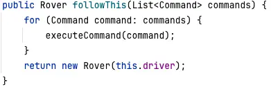 Foreach antes del refactor